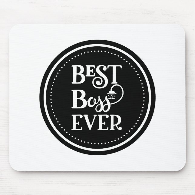 Bester Boss je Maus-Pad Mousepad (Vorne)
