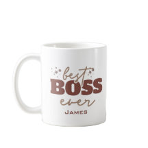 Bester Boss je Personalisierte Brown Letters