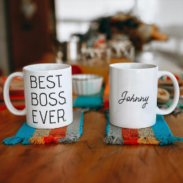 Bester Boss je, Personalisierte Wertschätzung von Kaffeetasse