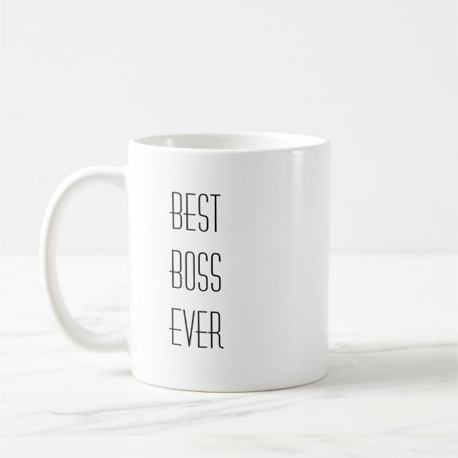 Bester Boss je sind Dunn inspirierte Tasse (Links)