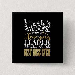 Bester Boss je Taste Abzeichen Button