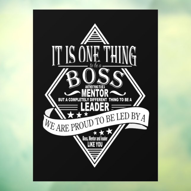 Bester Boss je Taste Abzeichen Fensteraufkleber (Blatt 3)