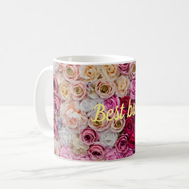 Bester Boss Kaffeetasse (Vorderseite Links)