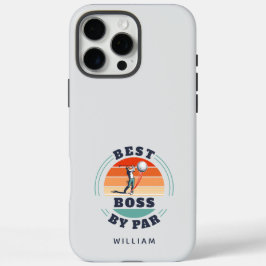 Bester Boss nach Par Retro Golf Lover Arbeitgeber iPhone 16 Pro Max Hülle