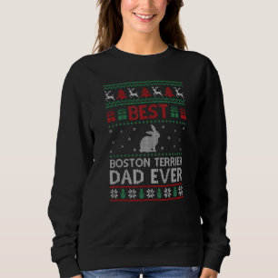 Bester Boston Terrier Dad Ever Gruppe Matching X Sweatshirt
