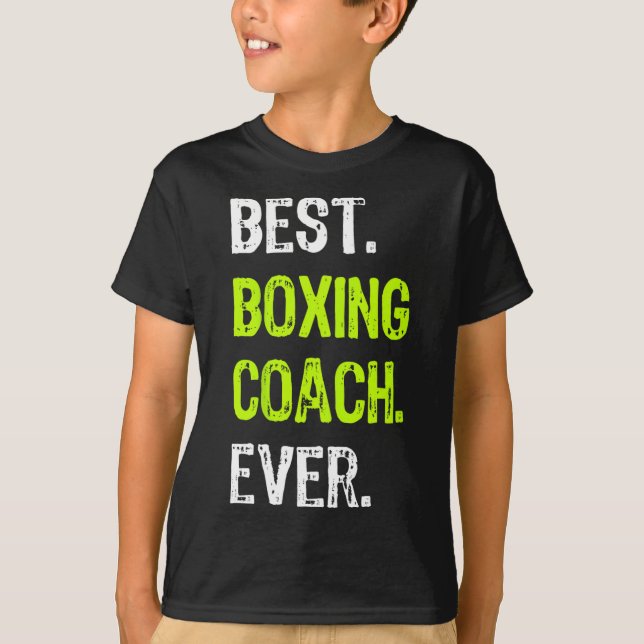 Bester Boxcoach überhaupt  T-Shirt (Vorderseite)