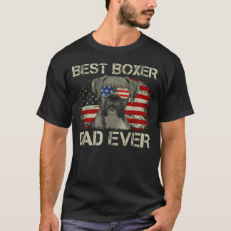 Bester Boxer-Vater Aller Zeiten Hundeliebhaber Ame T-Shirt