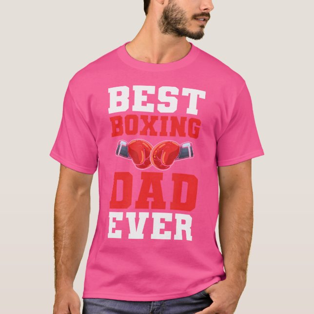 Bester Boxer Vater je. Boxer T-Shirt (Vorderseite)