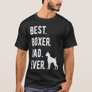 Bester Boxer Vater je Mens Boxer Dog Vater T-Shirt