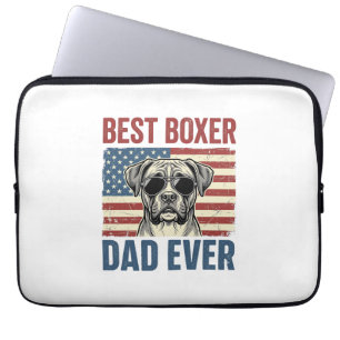Bester Boxer-Vater überhaupt Vintage-Hund Laptopschutzhülle
