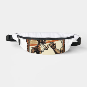 Bester Boxer-Vater überhaupt Vintage-Hundepapa Bauchtasche