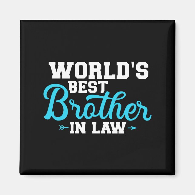 Bester Bruder auf der Welt in der Leistung Magnet (Vorne)