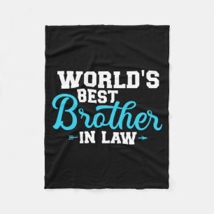 Bester Bruder der Welt in der Leistung Fleecedecke