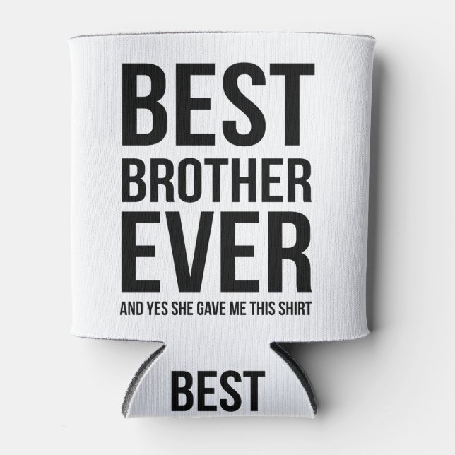 bester Bruder Dosenkühler (Vorderseite)