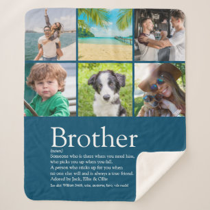 Bester Bruder ever 6 Foto Collage Sherpadecke