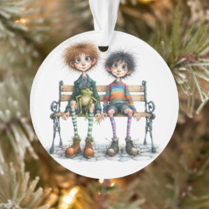 Bester Bruder. Freunde . Relativ Ornament