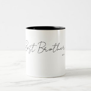 Bester Bruder – Freundschaftstasse Zweifarbige Tasse