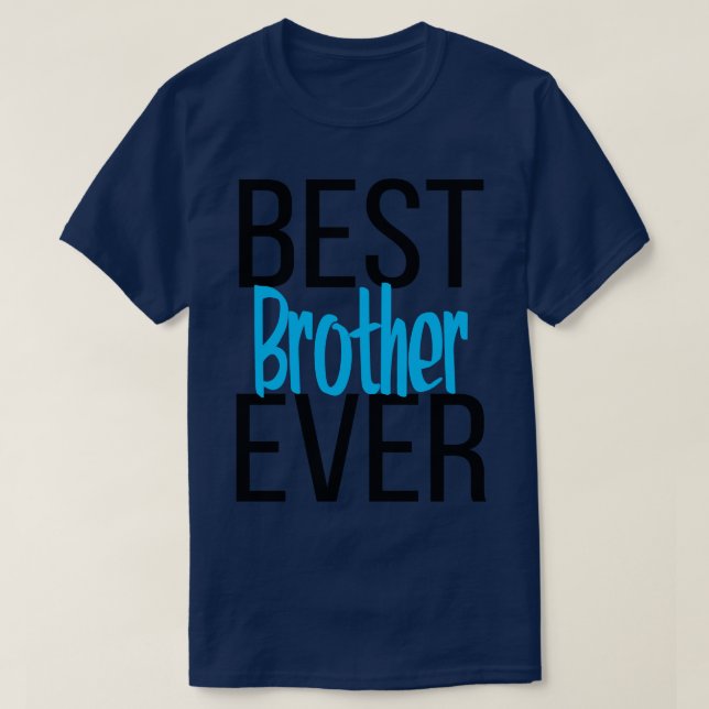Bester Bruder je 1 T-Shirt (Design vorne)