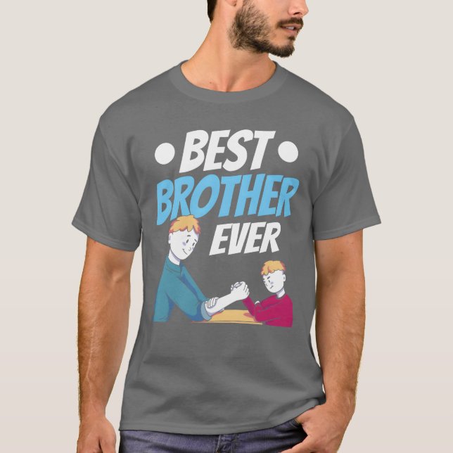 Bester Bruder je Friendeam Brothers Freundschaft v T-Shirt (Vorderseite)