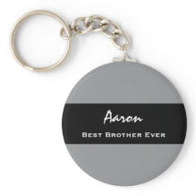 Bester Bruder je Grau und Schwarz Individuelle Nam