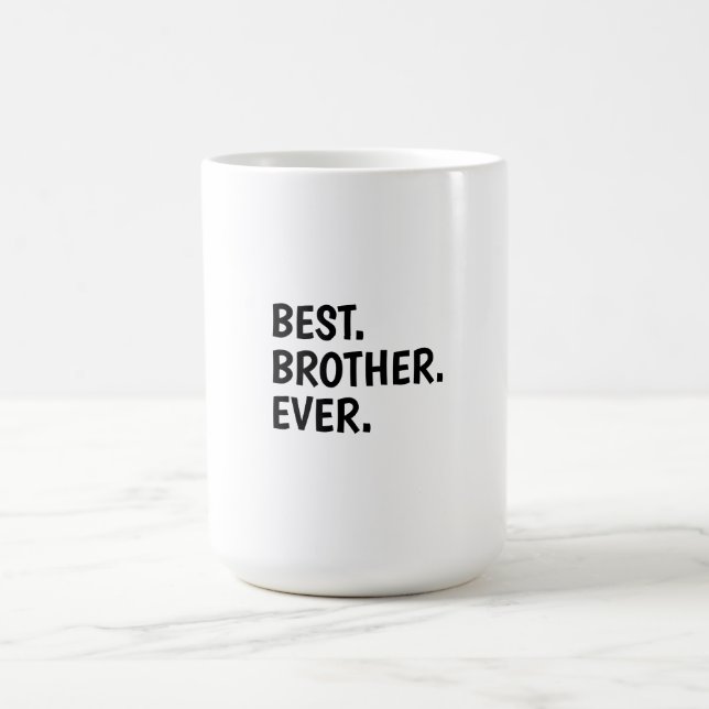 Bester Bruder je Shirt, Geschwister Funny Gift Kaffeetasse (Mittel)