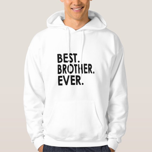 Bester Bruder je Shirt, Geschwister Hoodie (Vorderseite)