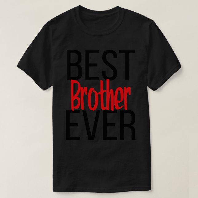 Bester Bruder je T-Shirt (Design vorne)