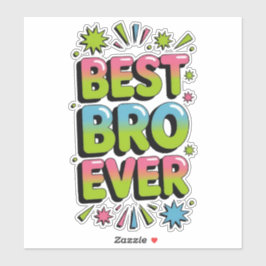 Bester Bruder überhaupt Aufkleber