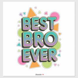 Bester Bruder überhaupt Aufkleber