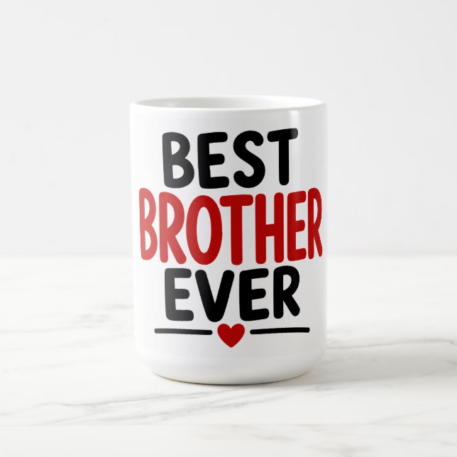 Bester Bruder überhaupt Kaffeetasse (Mittel)