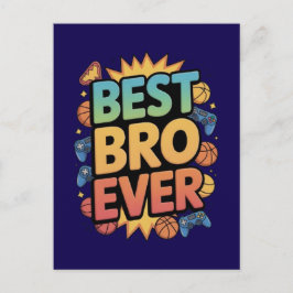 Bester Bruder überhaupt Postkarte