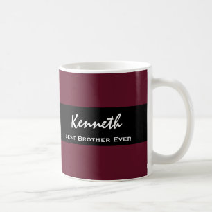 Bester Bruder überhaupt violett und schwarzer Tasse