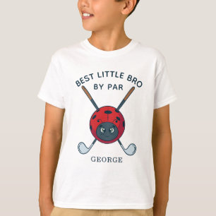 Bester Bruder Von Par Baby Shower Golf Bug Name T-Shirt