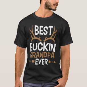 Bester Buckin Großvater je - Hirschjagd Großvater T-Shirt