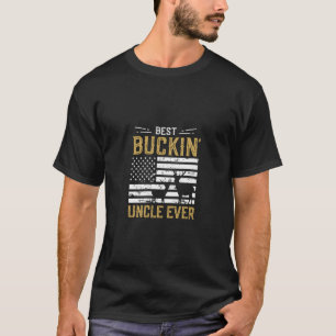 Bester Buckin Onkel je lustiges Geschenk Hirsch Jä T-Shirt
