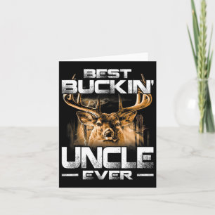 Bester Buckin' Onkel je Shirt Hirschjagd Bucking Karte