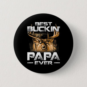 Bester Buckin' Papa Ever Shirt Hirschjagd Bucking Button