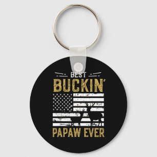 Bester Buckin Papaw Ever Funny Gift Dealer Hunter Schlüsselanhänger