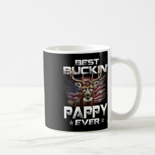 Bester Buckin' Pappy je US-Flagge Hirschjagd Fath Kaffeetasse