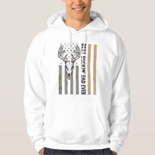 Bester Buckin-Vater Hirschjagd Vintage-Shirt-Desig Hoodie