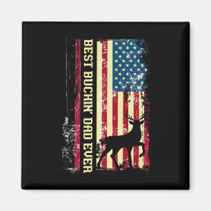 Bester Buckin Vater je Patriotic Jäger Geschenkjag Magnet