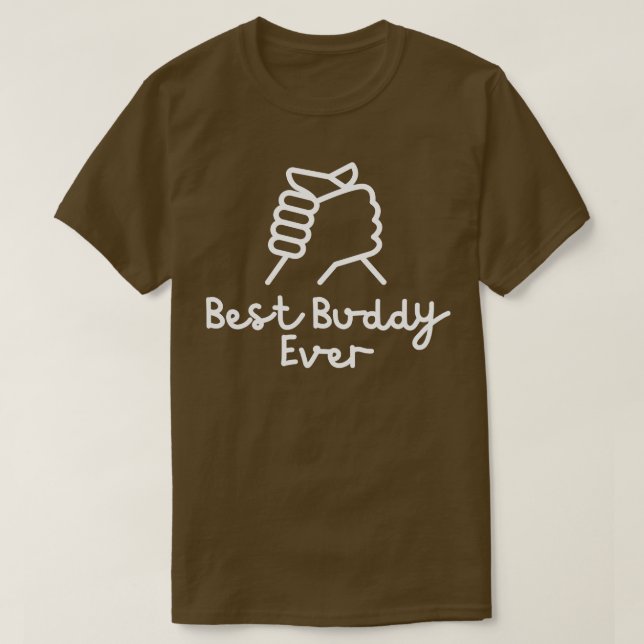 Bester Buddy je 1 T-Shirt (Design vorne)