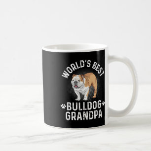 Bester Bulldog Großvater für Hunde Kaffeetasse