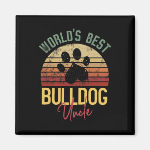 Bester Bulldog Uncle Bulldog Lover Dog Besitzer Magnet