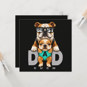 Bester Bulldoggen-Vater überhaupt – Süßer Bulldogg