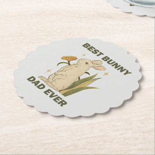Bester Bunny-Vater Allerzeit Vatertag Humor Sprüch Untersetzer