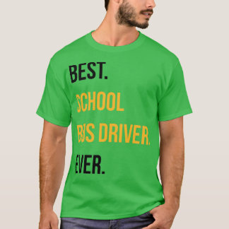 Bester Busfahrer je Funny School Fakultät 2 T-Shirt