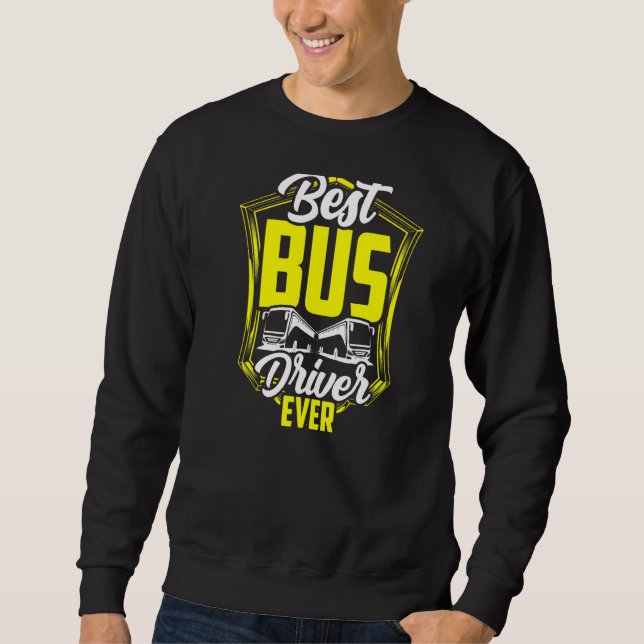 Bester Busfahrer je Job Busman Operator Buses 1 Sweatshirt (Vorderseite)