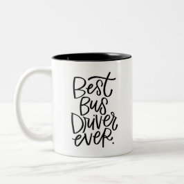 Bester Busfahrer je Zwei-Tonen-Kaffee-Tasse Zweifarbige Tasse