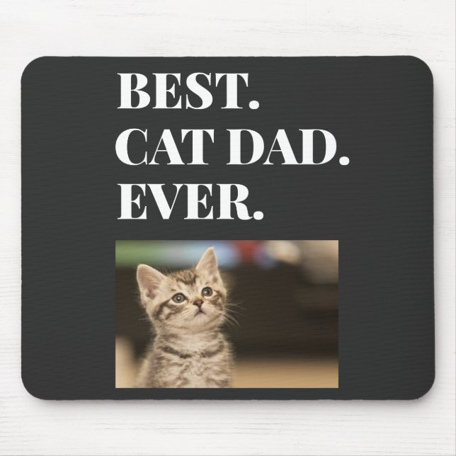 Bester Cad Vater je Foto Mousepad (Vorne)